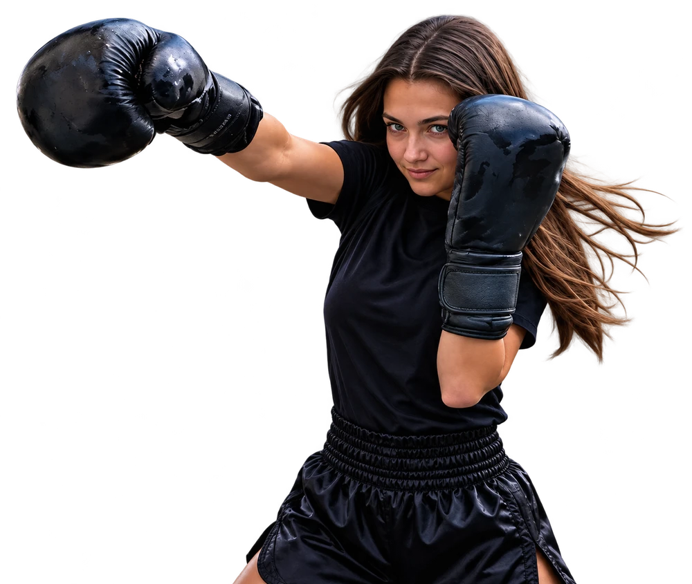 Lou, la boxeuse du club